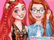 Игра Фото модного отдыха принцесс